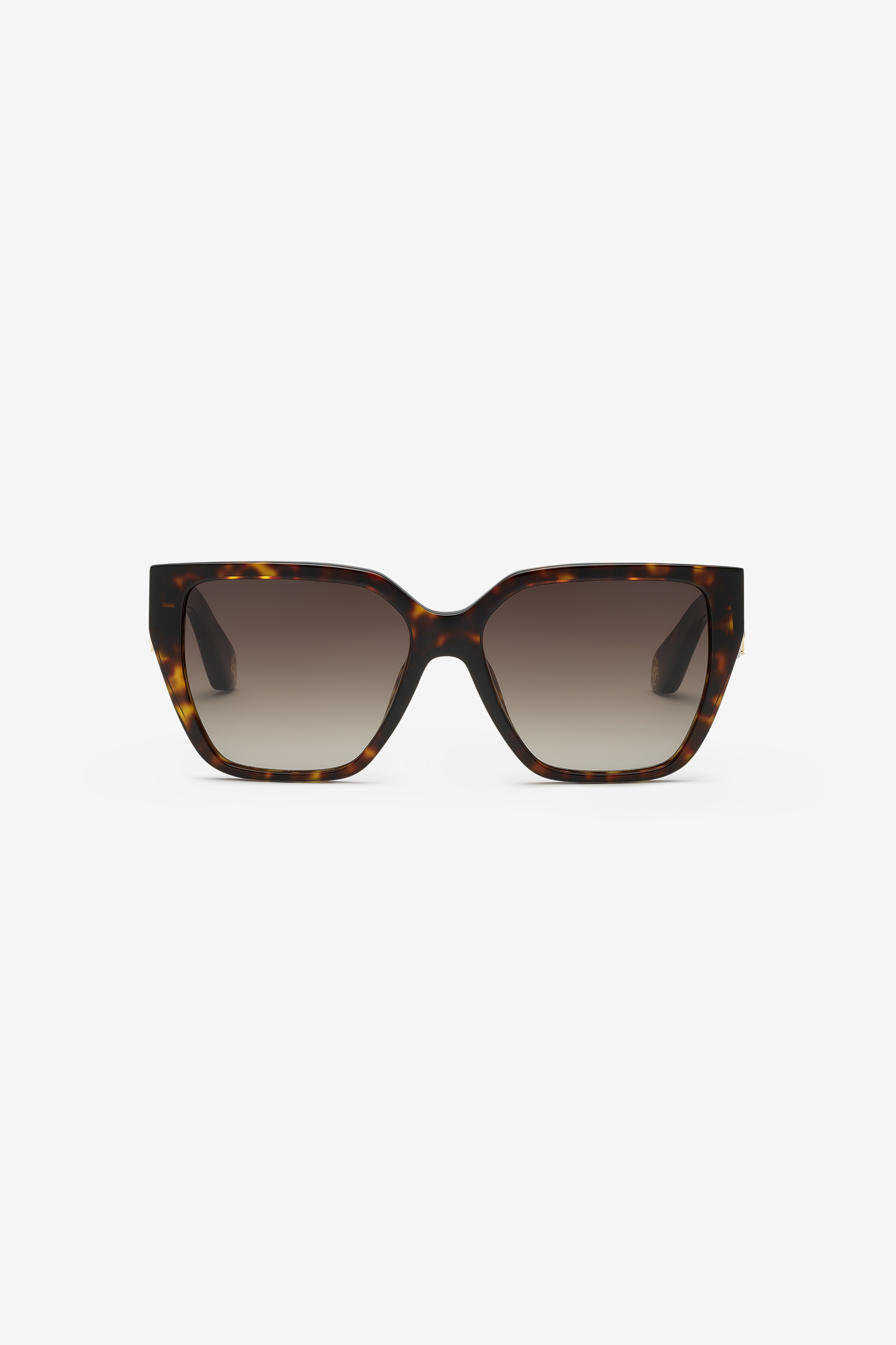 Roberto Cavalli Women's Brown/Yellow Sunglasses With Wide And Feminine Front - Eyewear Shiny H
