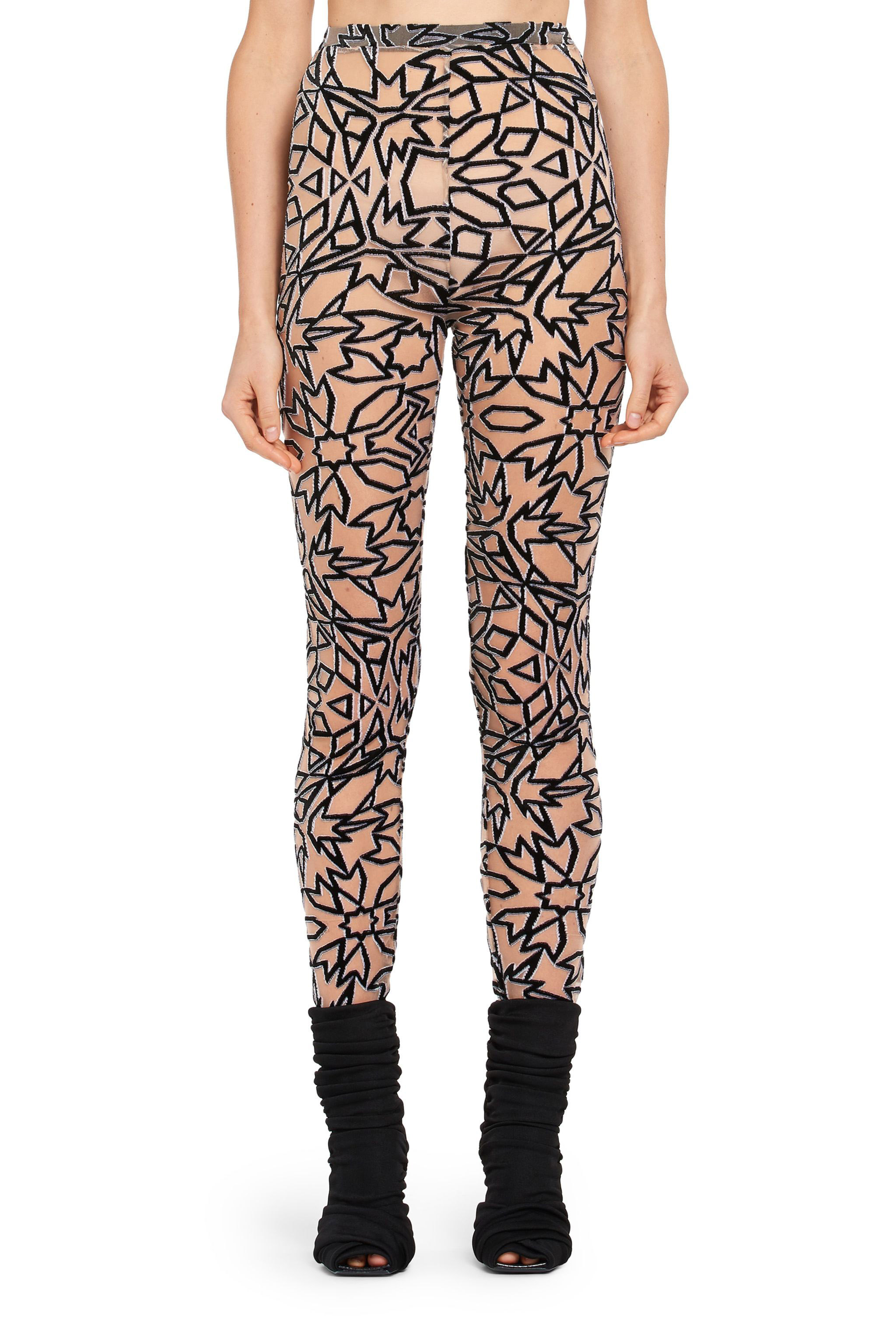 Graphic Tile velvet dévoré leggings