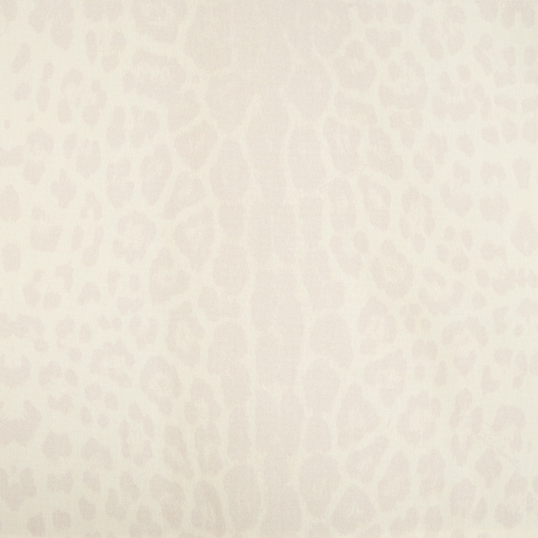 Ivory Dress with Jaguar Skin Print