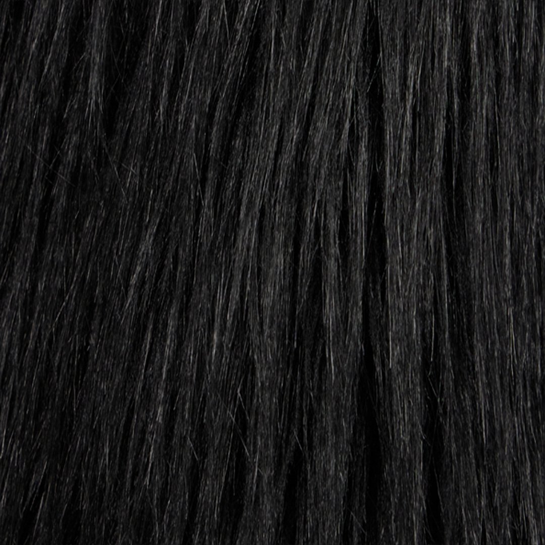 Roberto Cavalli Black Faux Fur Cape With Zip In Black