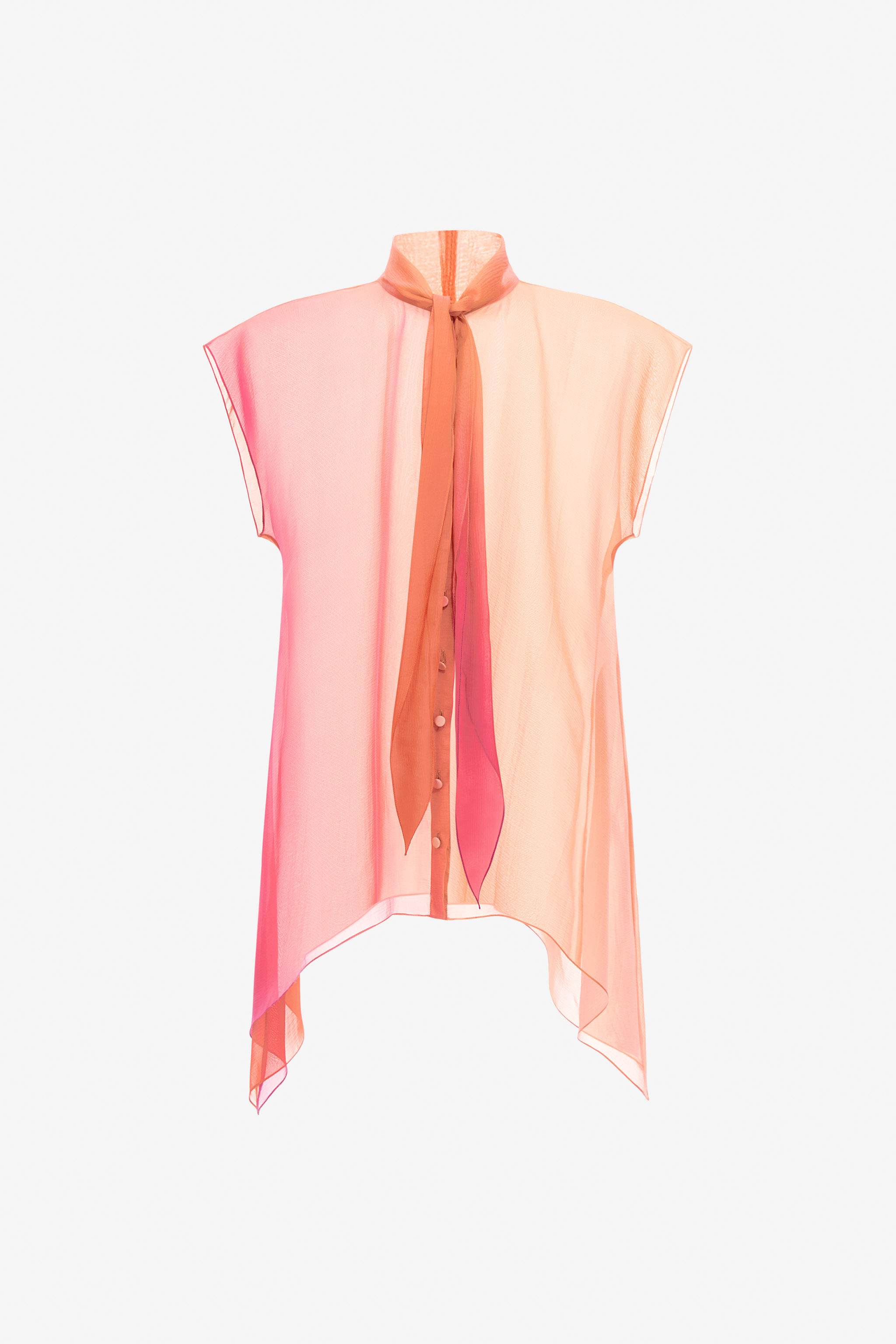 Roberto Cavalli Women's Fuchsia Shirt With Bow Detail - Blouses & Tops