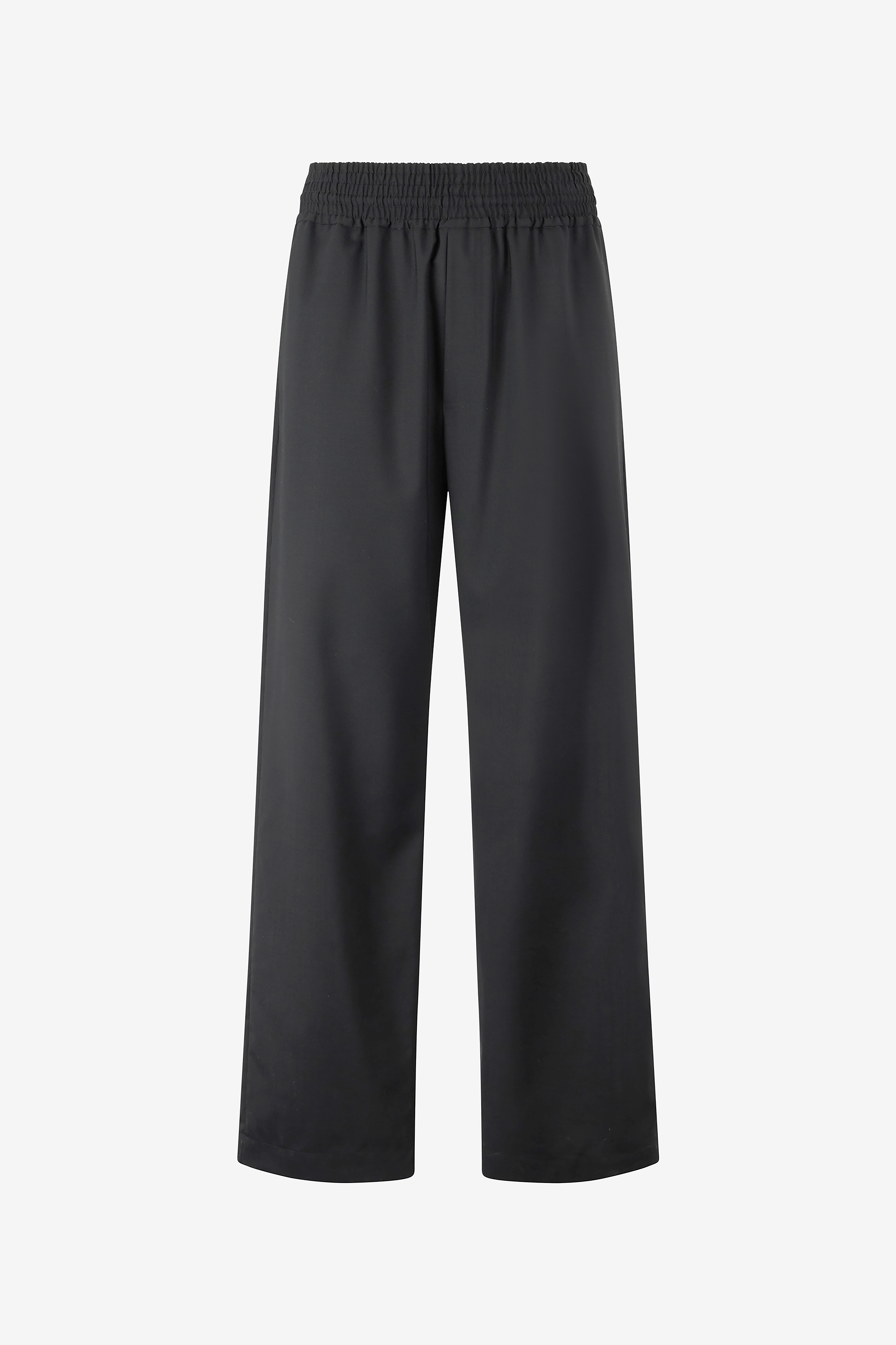 Roberto Cavalli Men's Black Loose Virgin Wool Pants - Trousers & Shorts