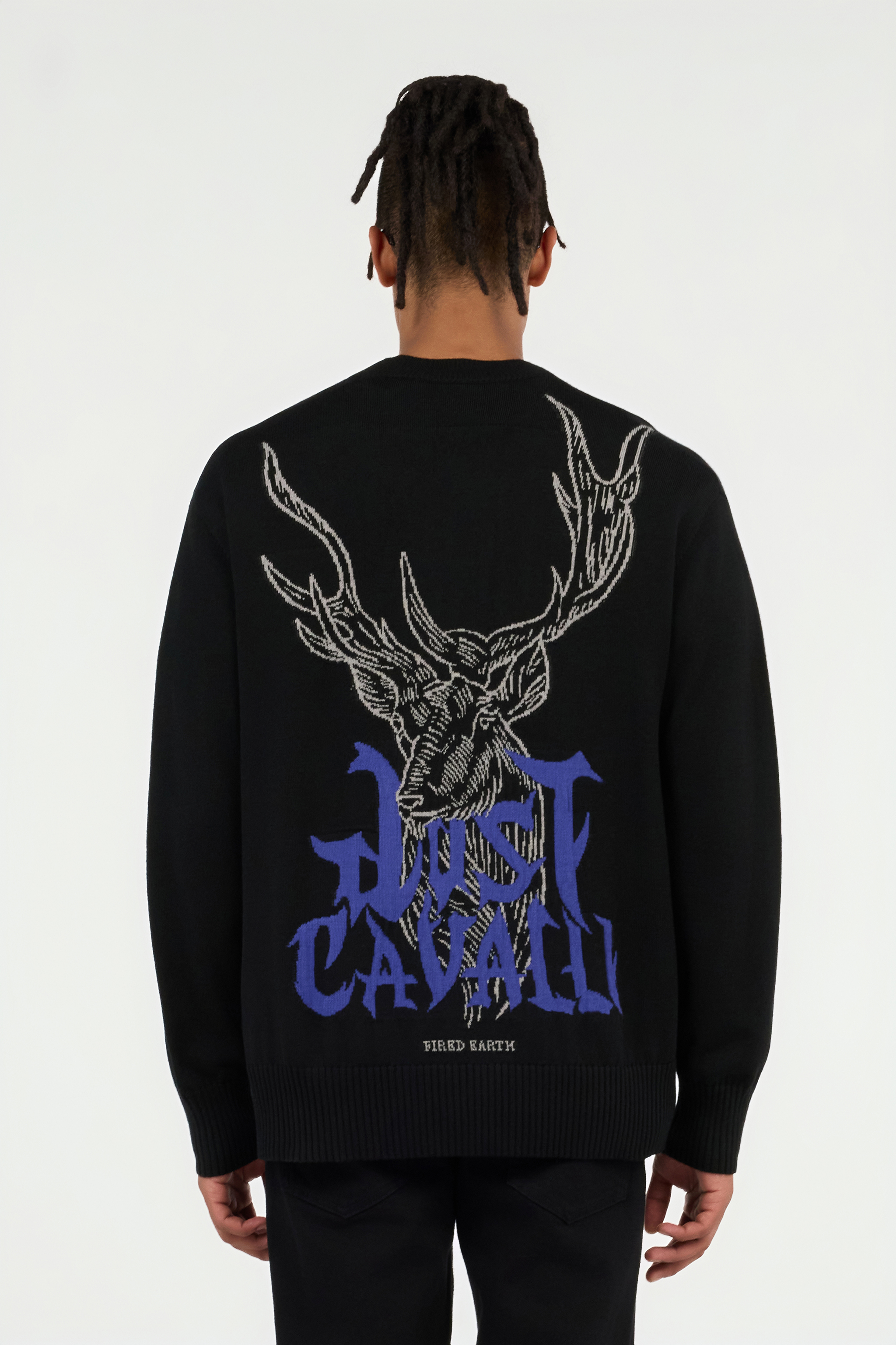 Sweater With Deer Motif