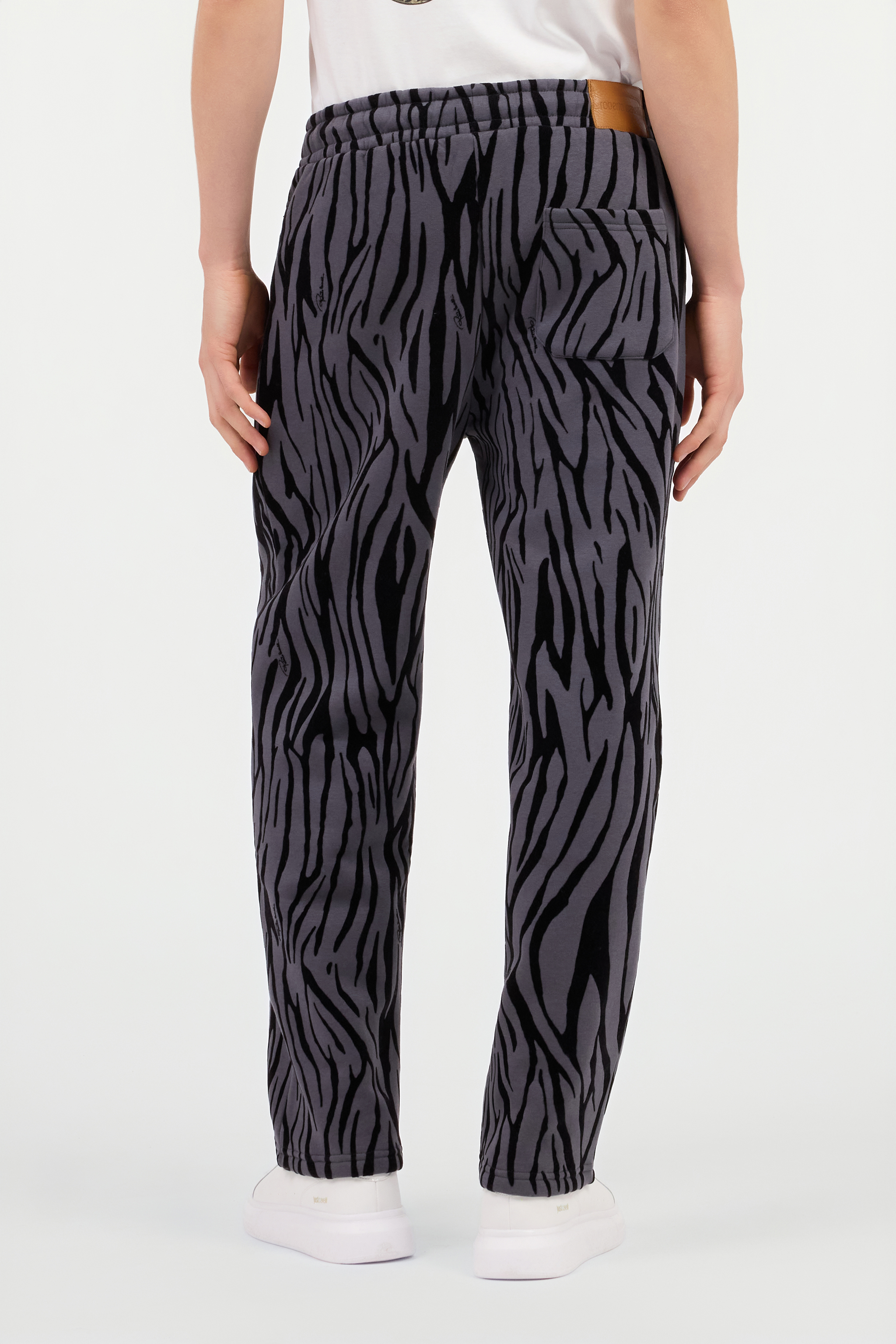 Animalier Flock Print Joggers