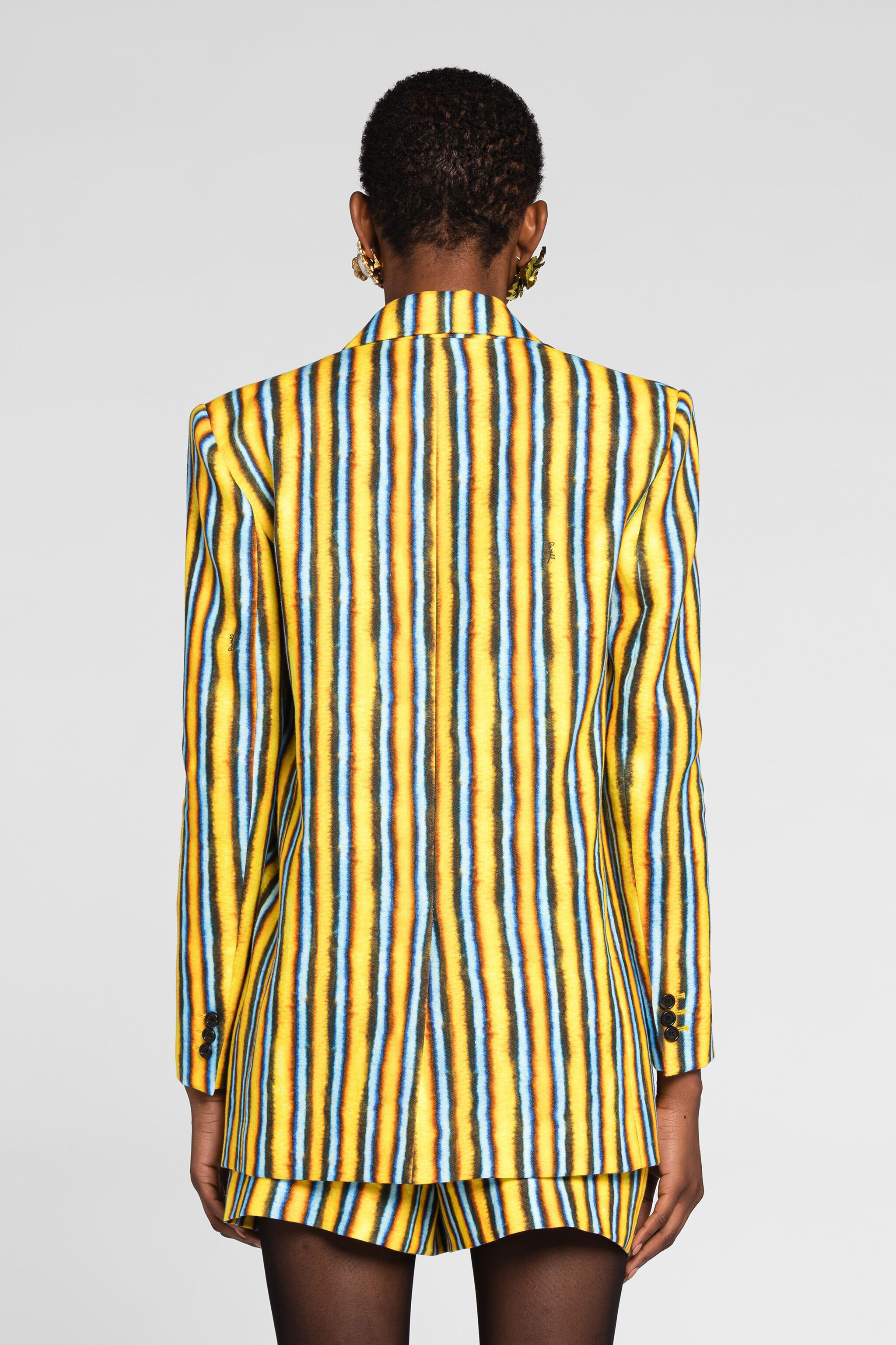ROBERTO CAVALLI JACKE MIT BAIDERA-DRUCK