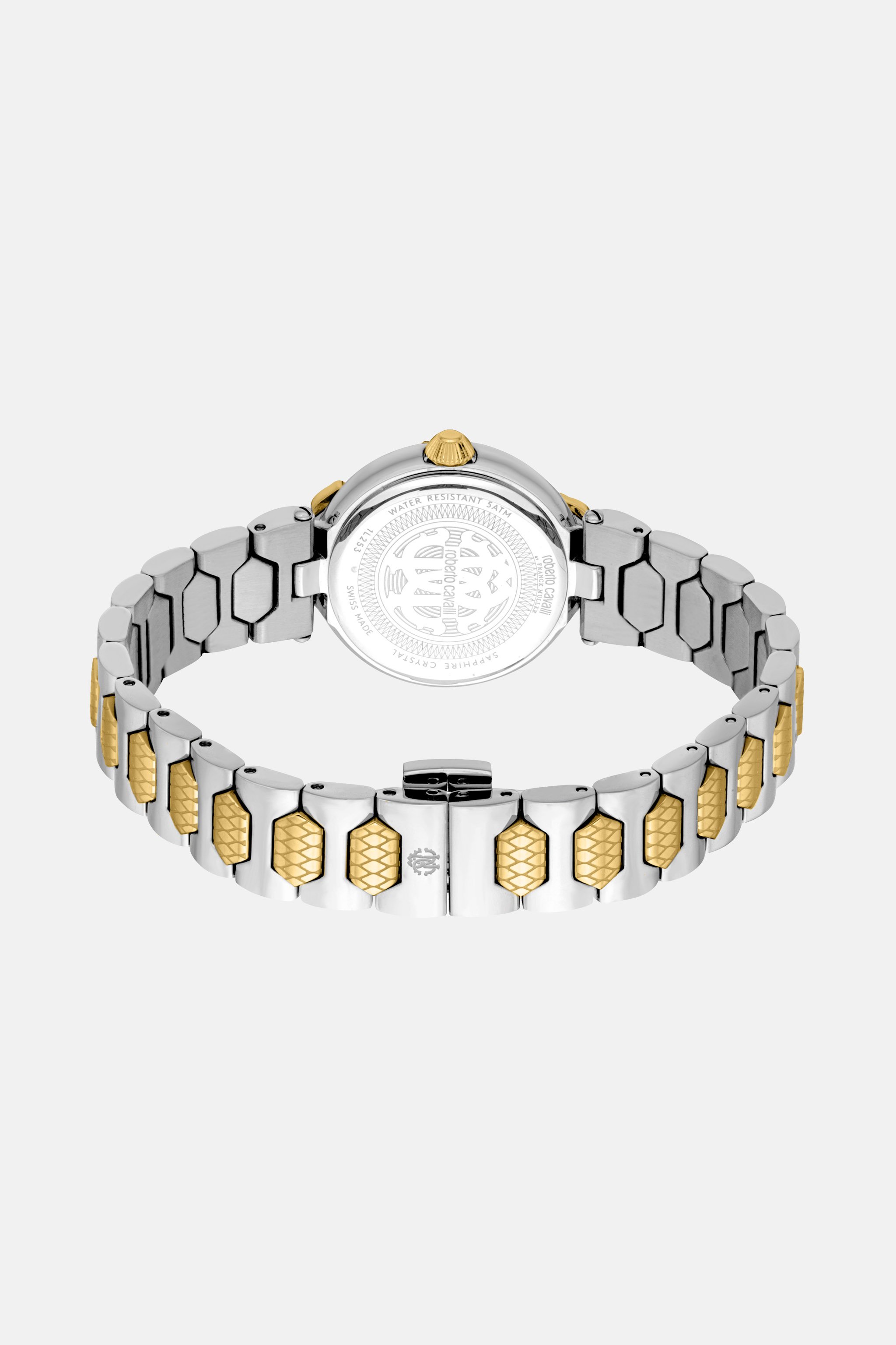 Roberto Cavalli By Frank Muller Snake Core Watch In Silver/gold