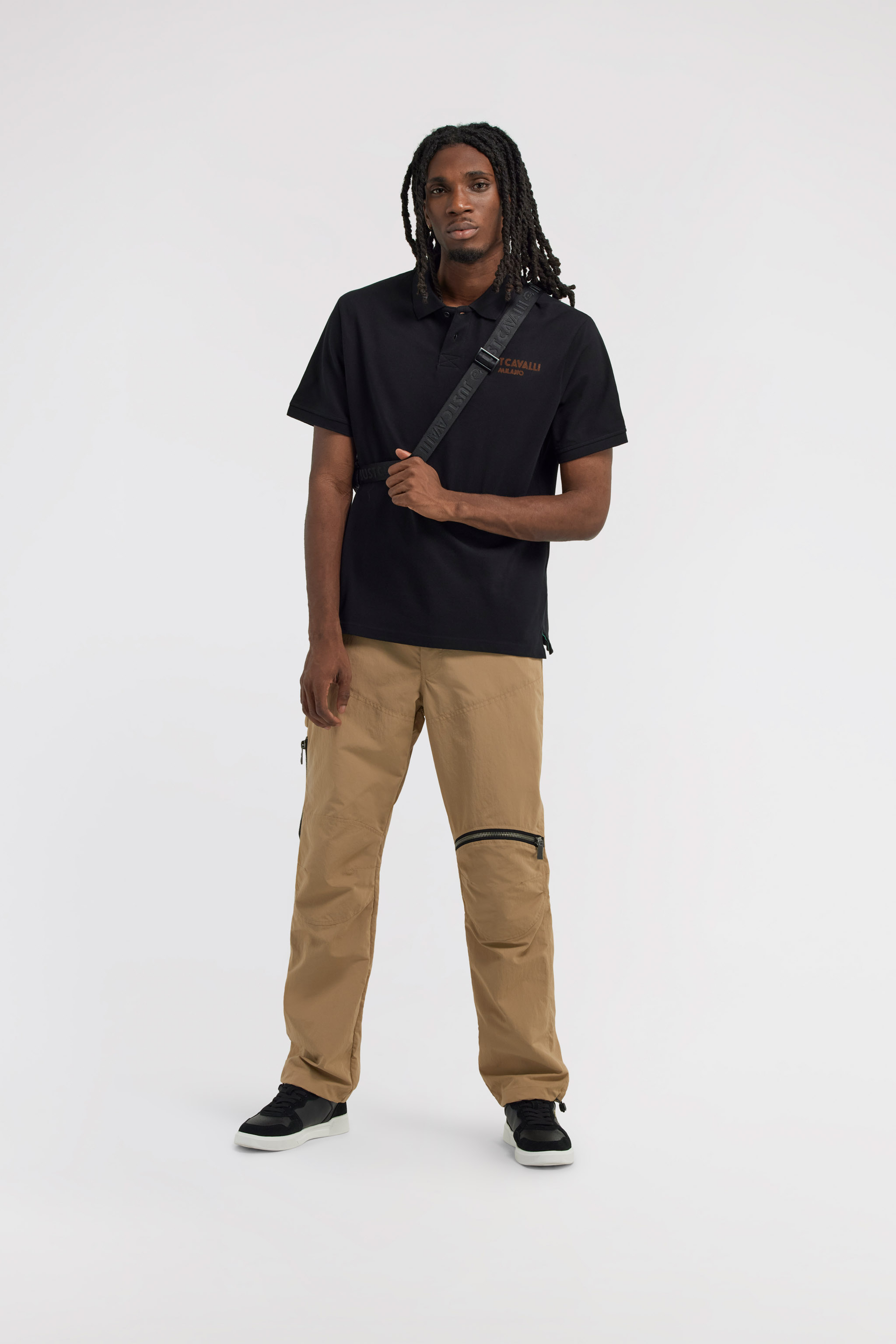 Roberto Cavalli Just Cavalli Polo In Black