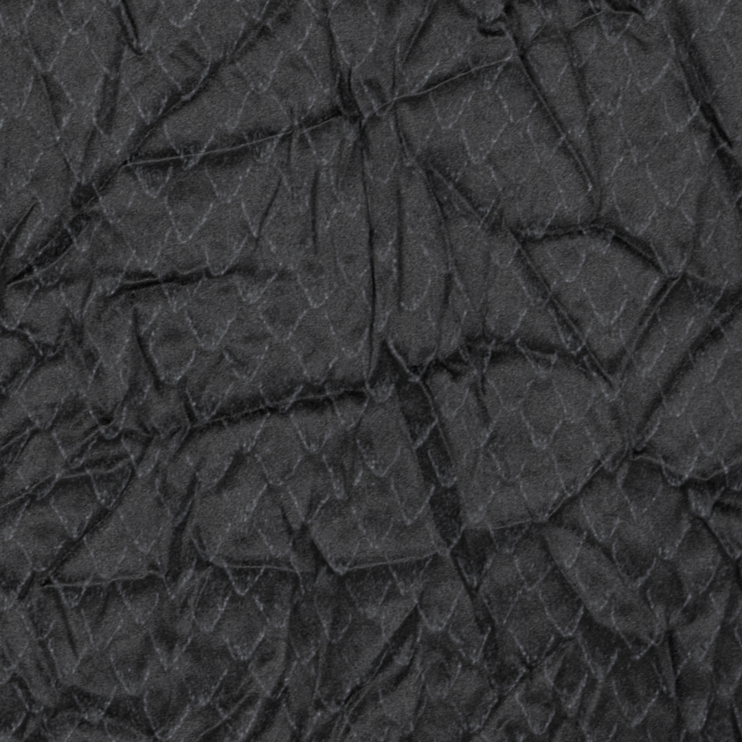 Roberto Cavalli Maxikleid Aus Seide Mit Knitteroptik In Black