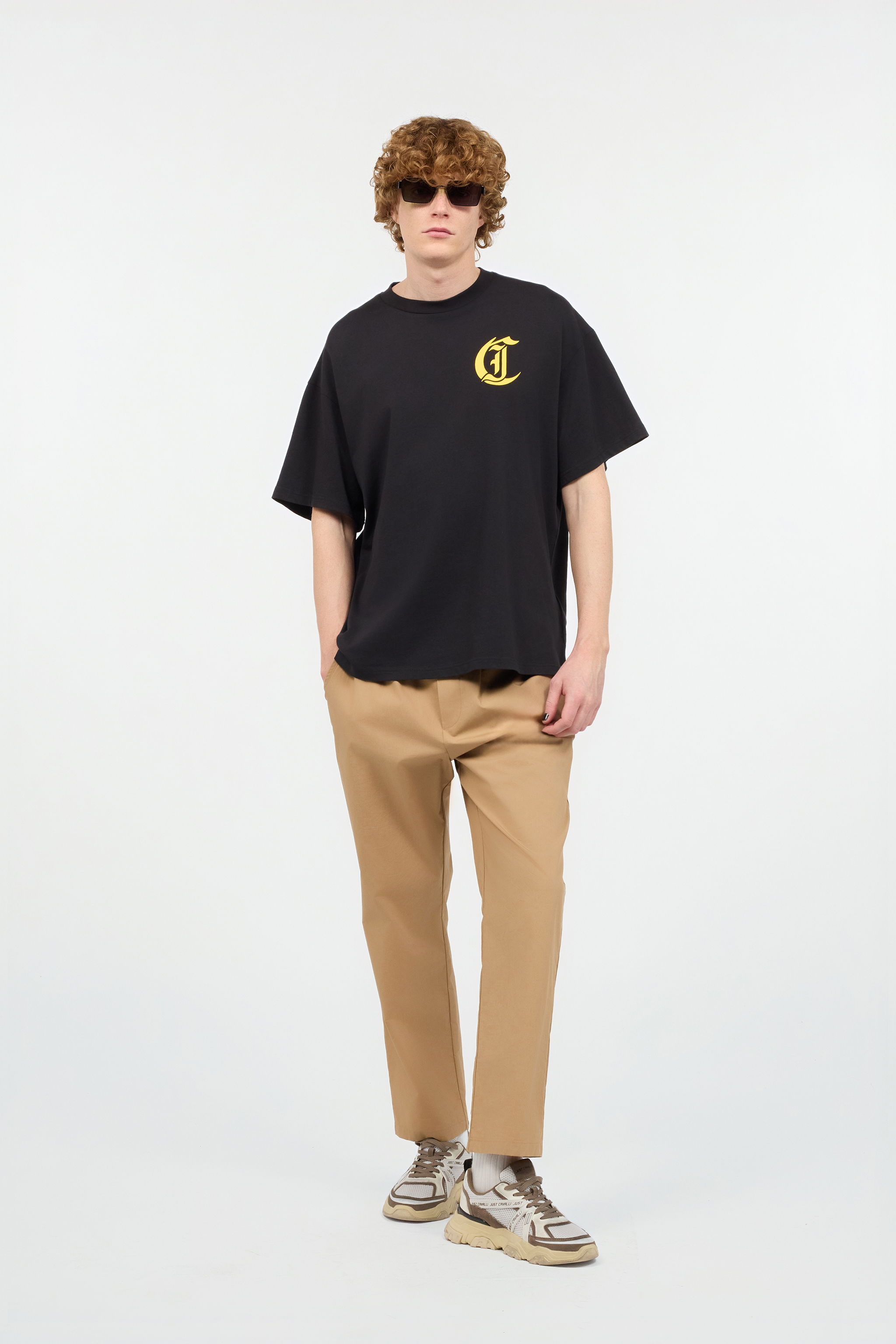 Cotton Pants With Front Logo