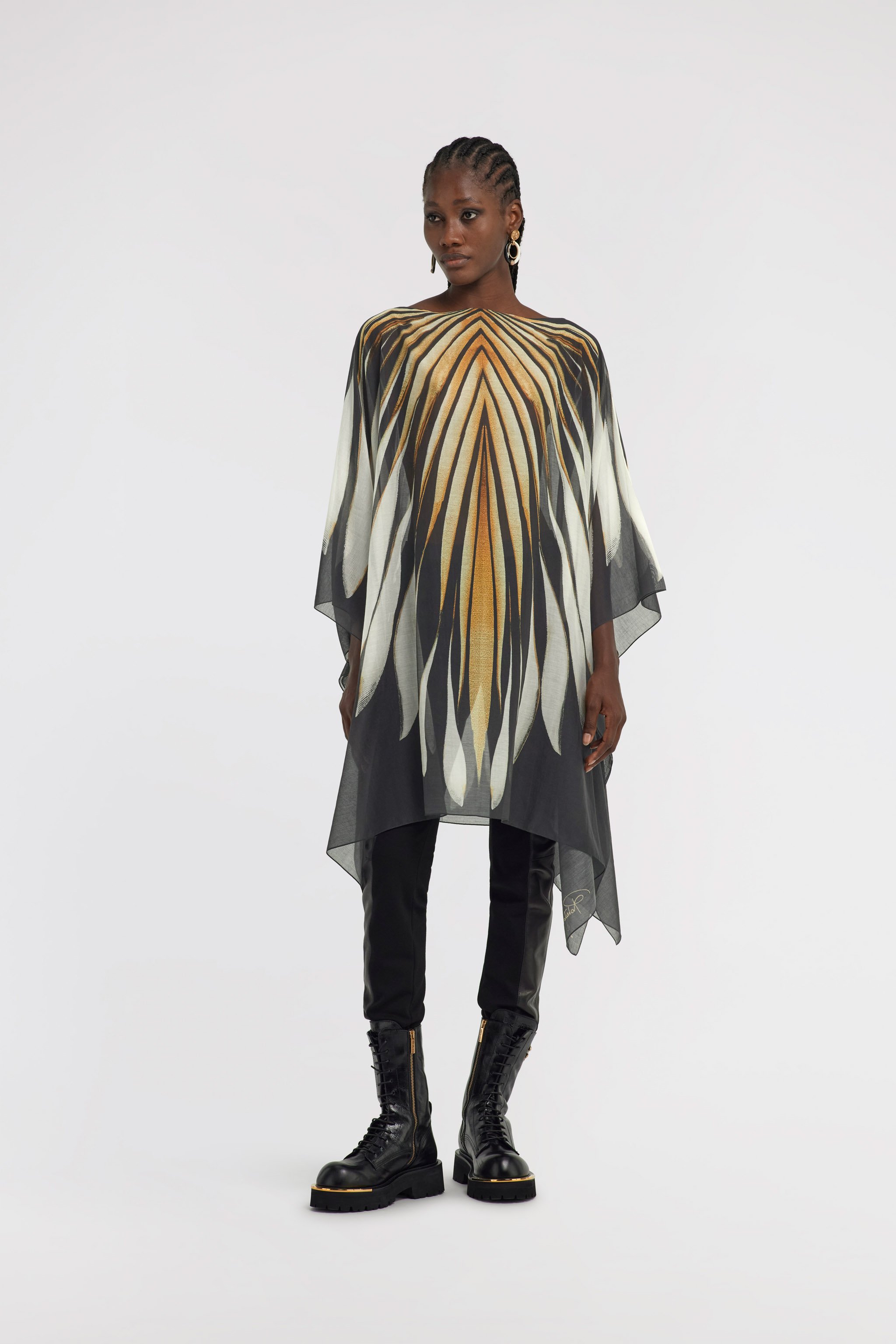 Roberto Cavalli Leather-panelled Leggings In Black