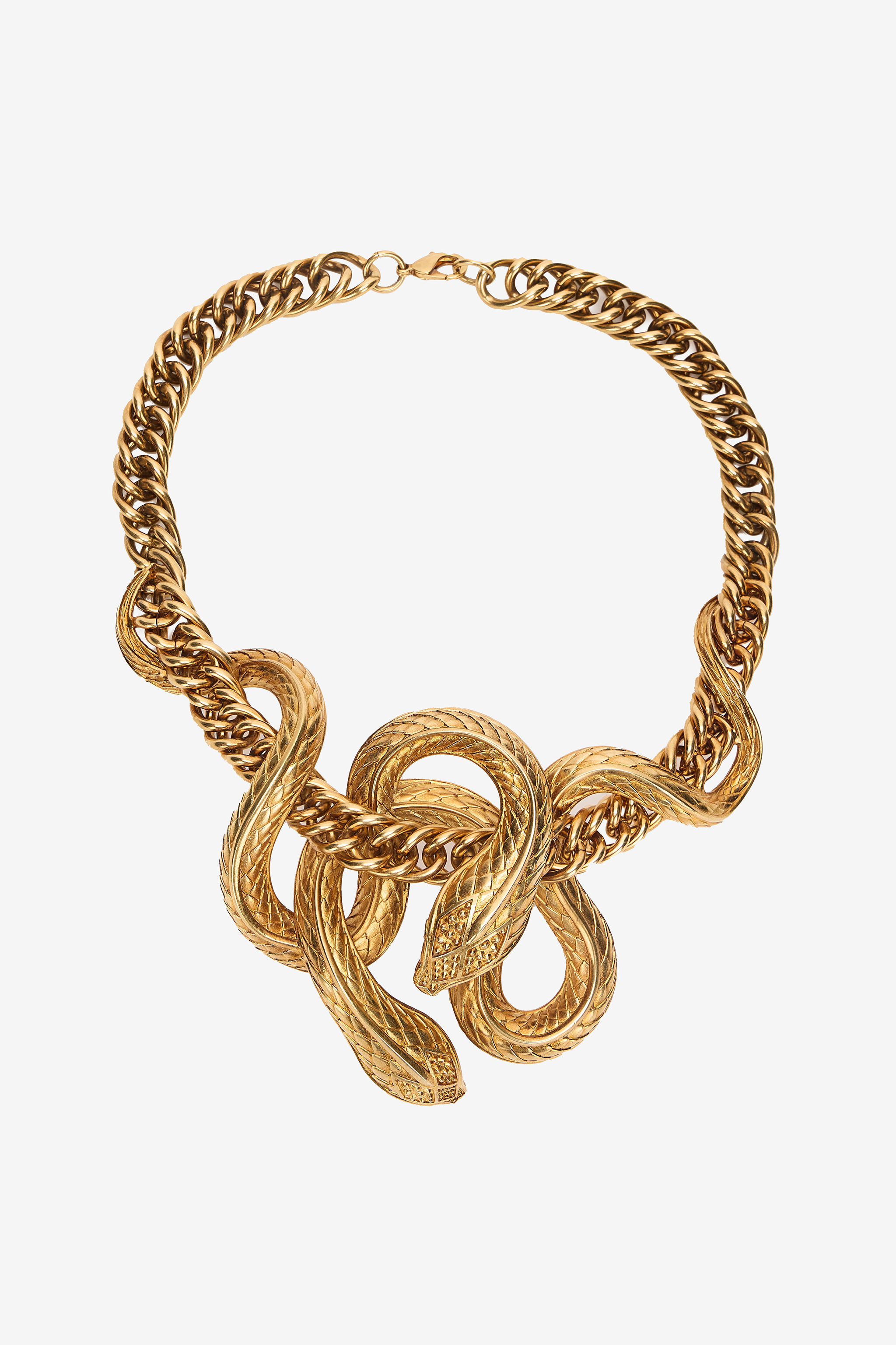 Roberto cavalli snake necklace online
