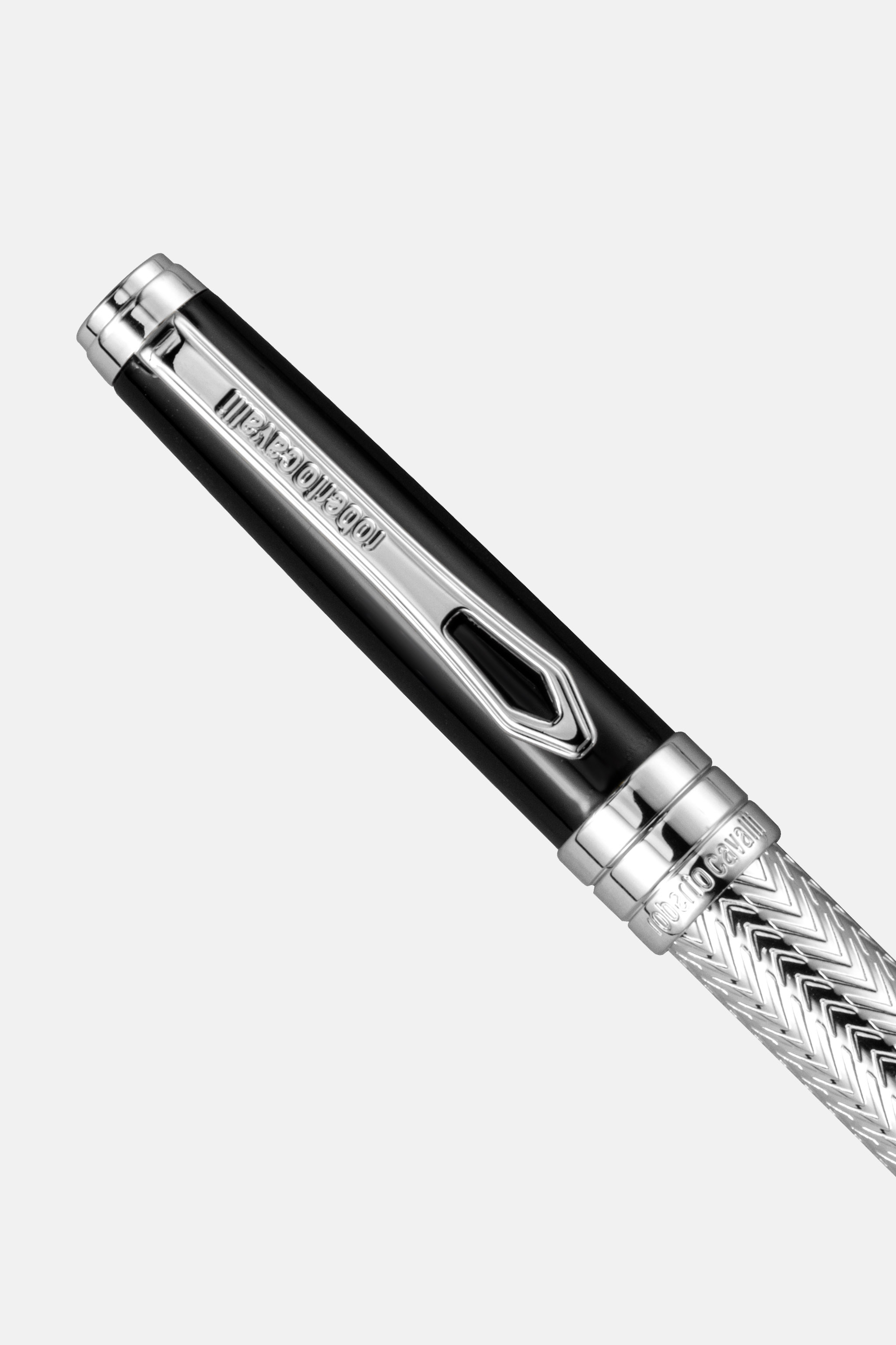 Roberto Cavalli Pen In Black/silver