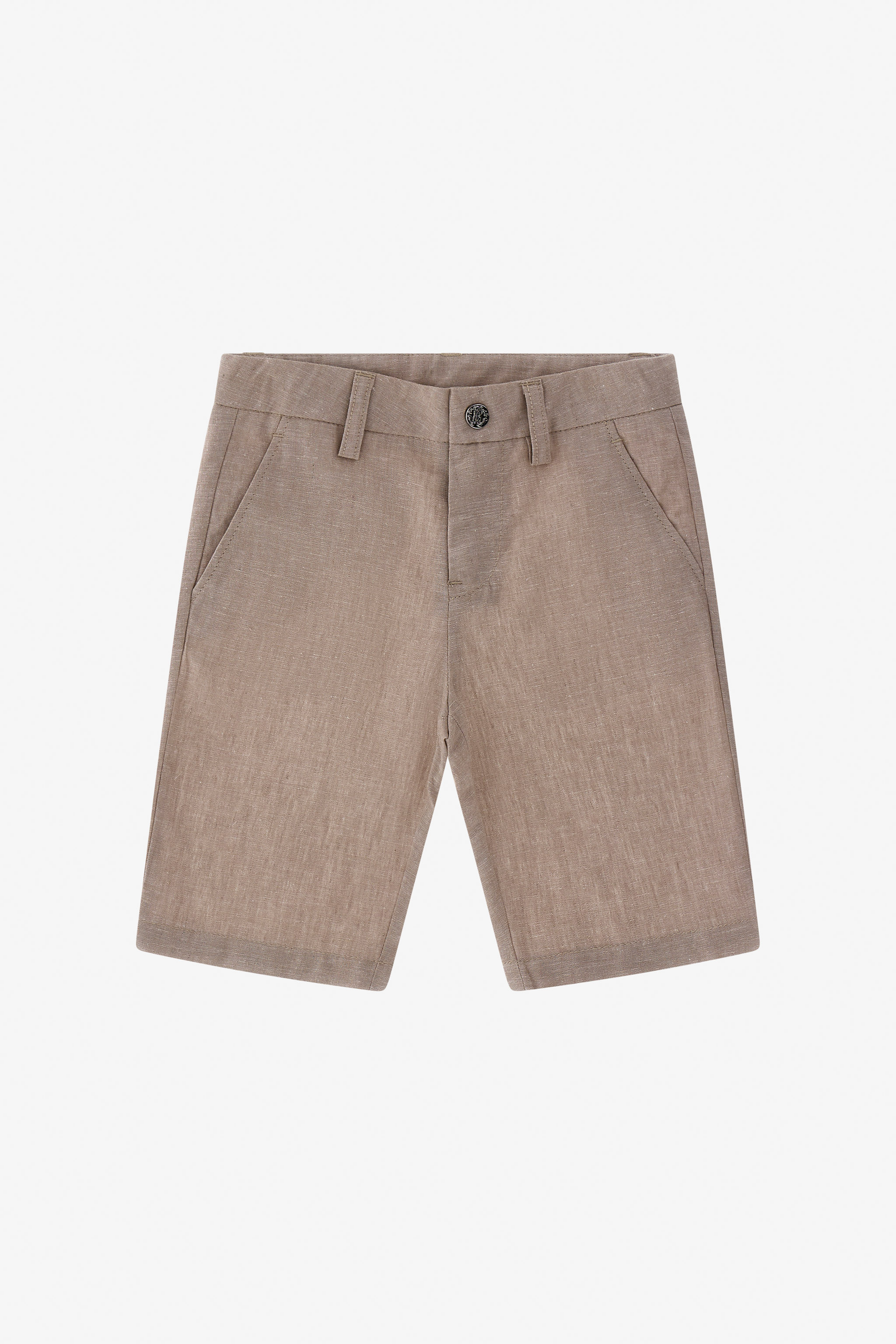 RC Monogram denim shorts | Light brown | Kids | Roberto Cavalli EG