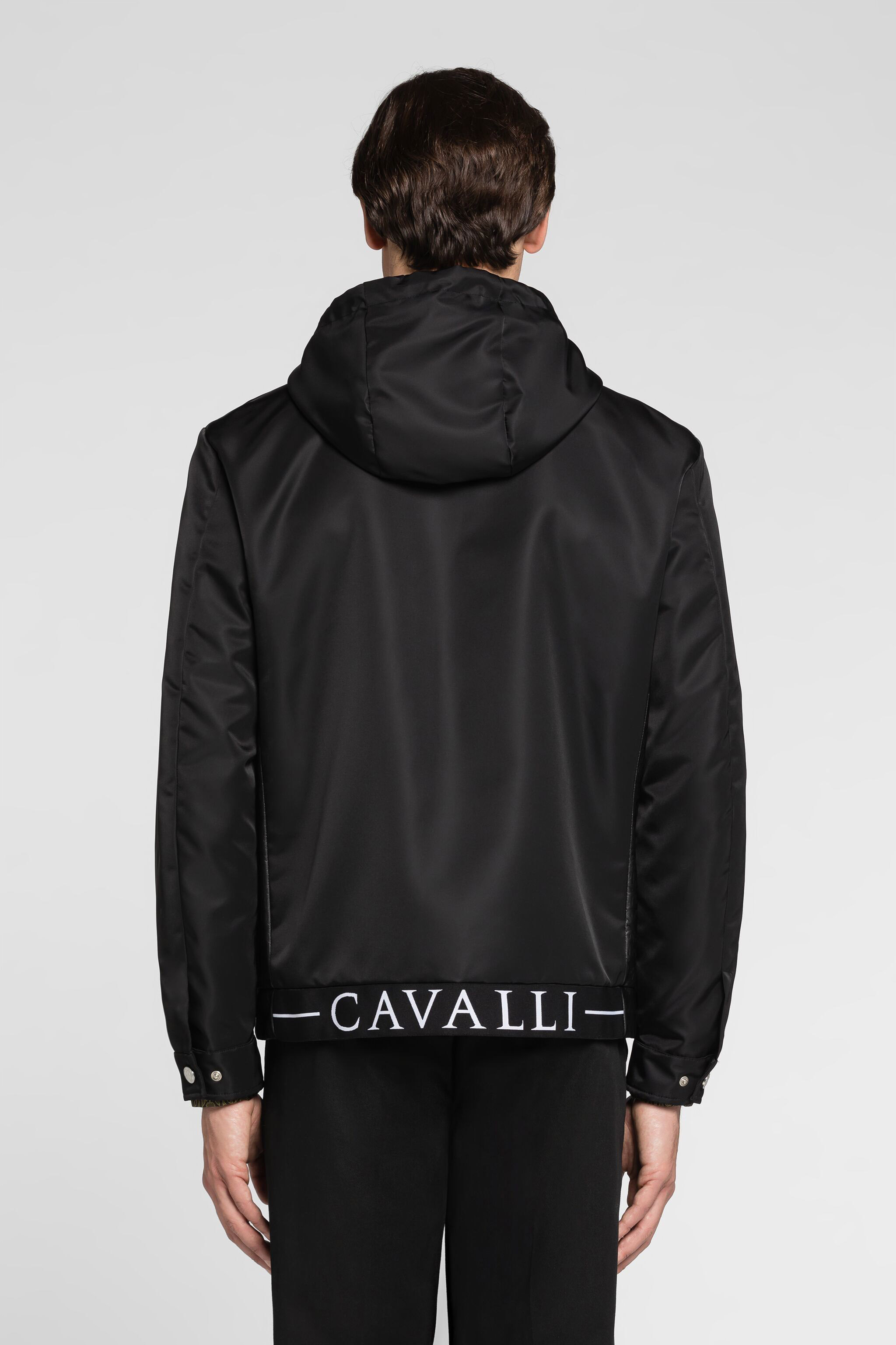 RC Monogram Hooded Coat, Roberto Cavalli #{ProductCategoryName}