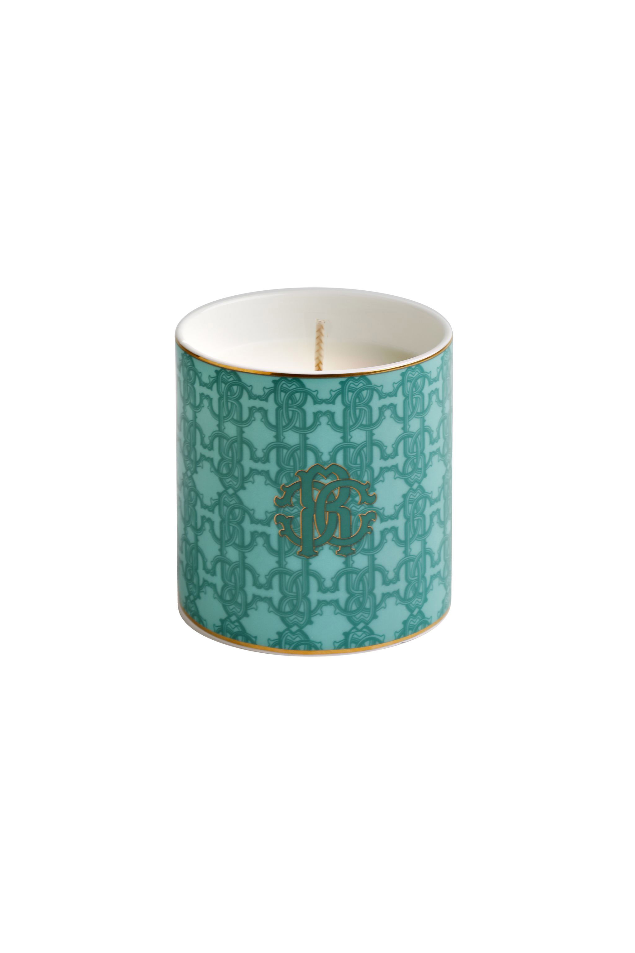 Candle | TURQUOISE/GOLD | Home & Lifestyle | Roberto Cavalli GB