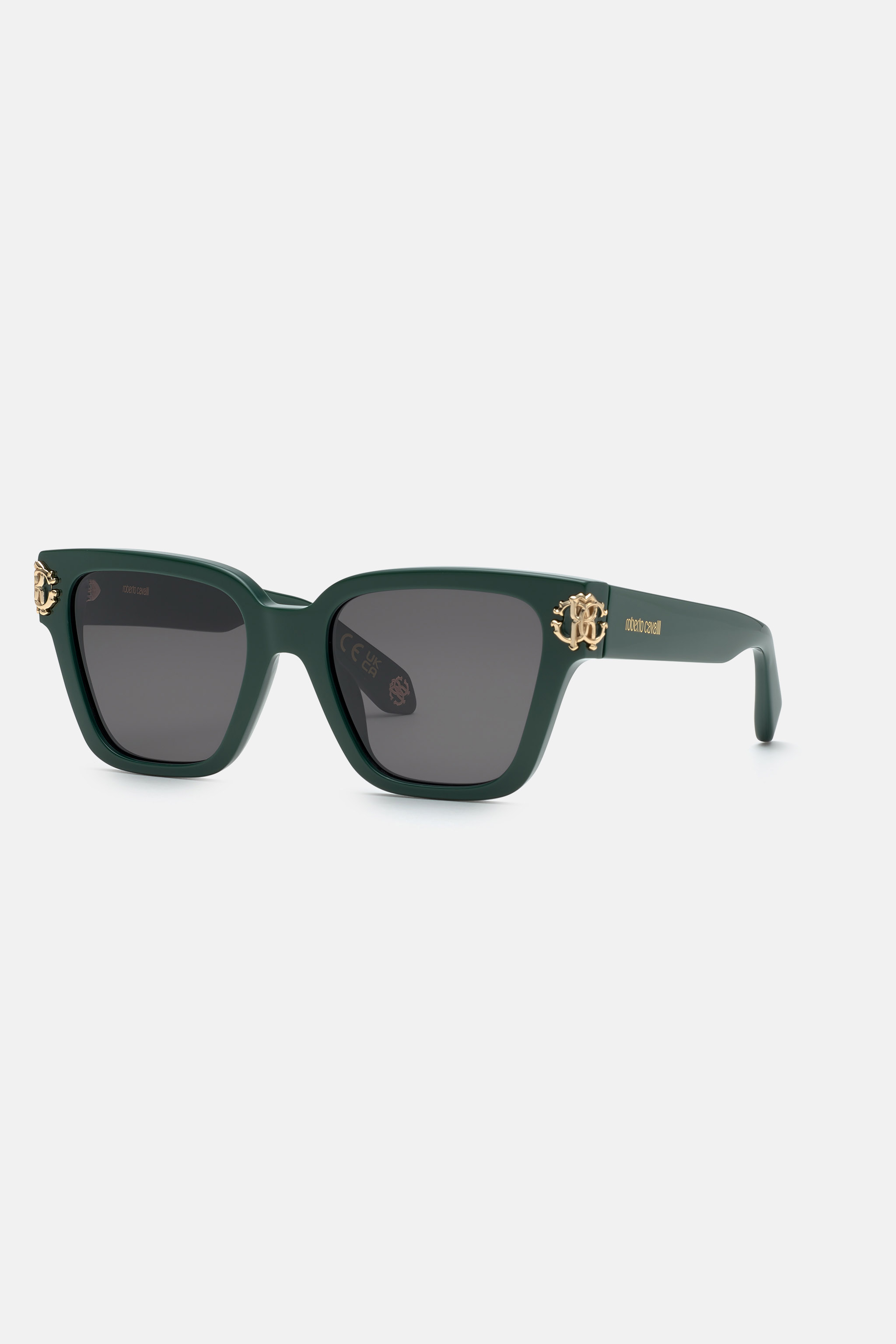 Sunglasses Roberto Cavalli - Monogram Collection | SHINY FULL GREEN ...